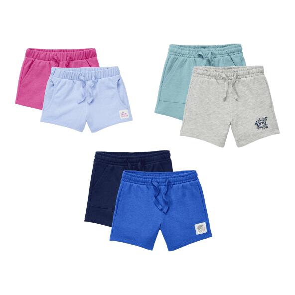L&D(R) 				Short en sweat, 2 pcs