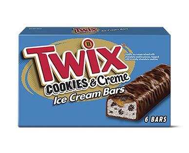 Twix Cookies & Creme Ice Cream Bars