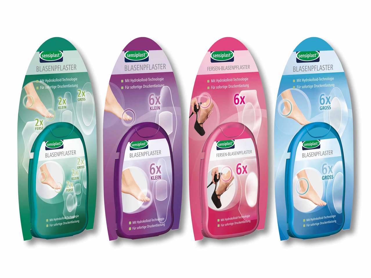 Assortiment de pansements anti-ampoules