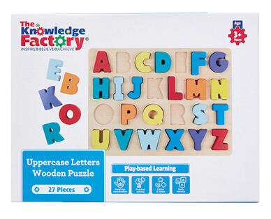 Wooden Counting or Alphabet Puzzles - Aldi - Australia - Specials archive