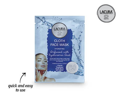 Lacura Spa Cloth Face Masks 25ml