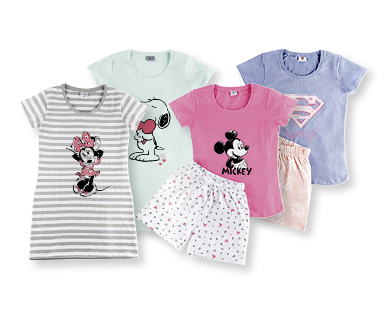 DISNEY/PEANUTS(R)/SUPERMAN™ Damen-Sommer-Nachtwäsche