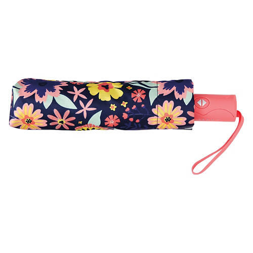 Automatic Umbrella - Black Floral