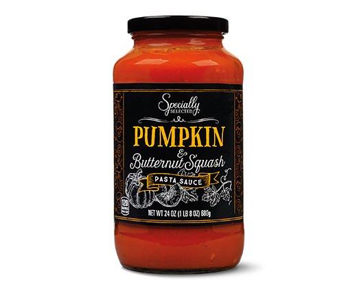 Specially Selected Pumpkin & Butternut Squash or Pumpkin Chipotle Pasta Sauce