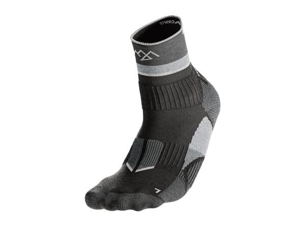 CRIVIT Adults' Grey & Green Outdoor Socks - 2 Pairs