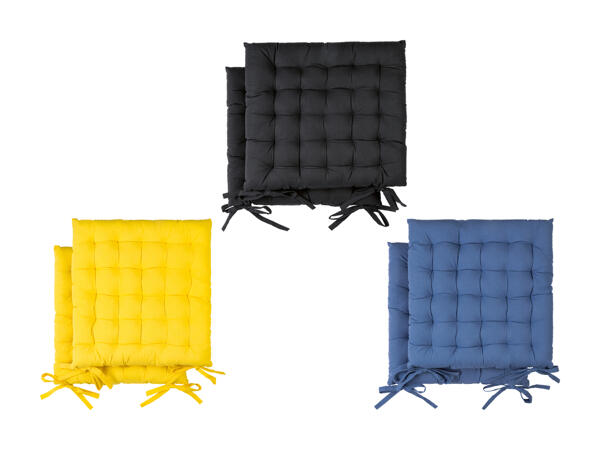 Coussins de chaise, lot de 2