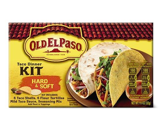 Old El Paso 
 Hard & Soft or Stand & Stuff Dinner Kit