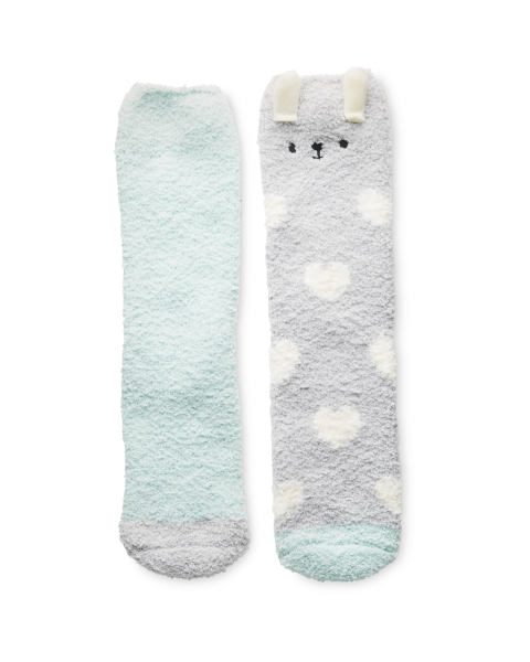 Avenue Rabbit Lounge Socks 2 Pack