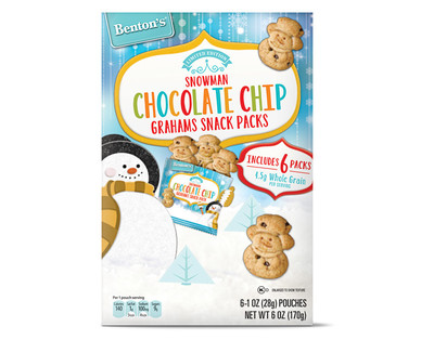 Benton's Snowman Graham Snack Packs