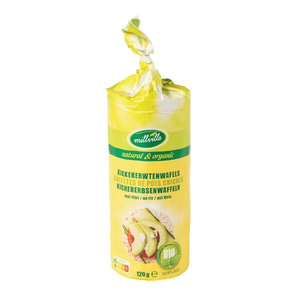 MILLVILLE(R) 				Bio-peulvruchtenwafels