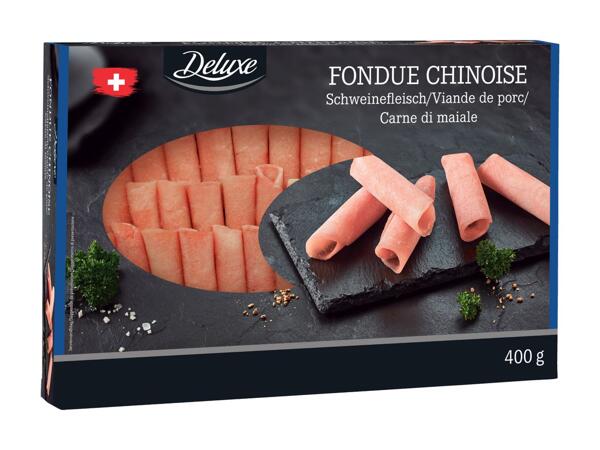 Fondue chinoise de porc