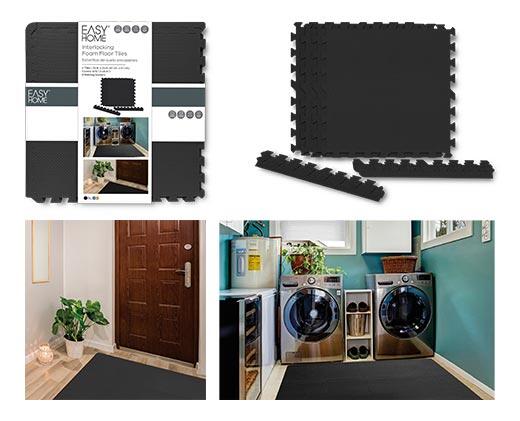 Easy Home Interlocking Foam Floor Tiles