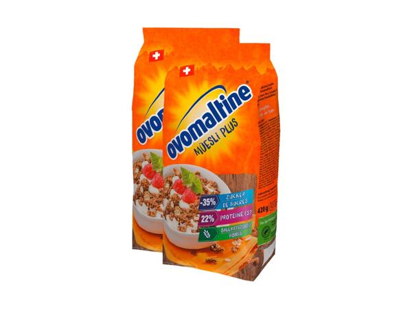 Muesli Plus Ovomaltine, pack de 2
