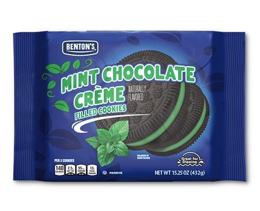 Benton's 
 Mint Chocolate Sandwich Cremes