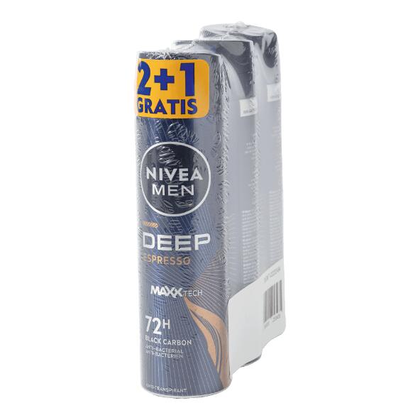 NIVEA(R) 				Spray déodorant, 3 pcs
