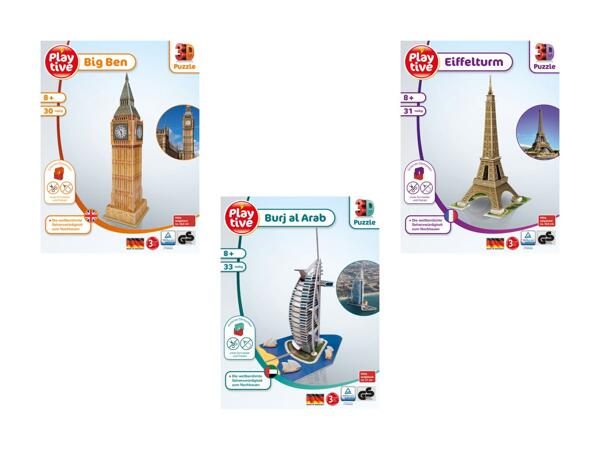 Puzzle 3D "Monuments"