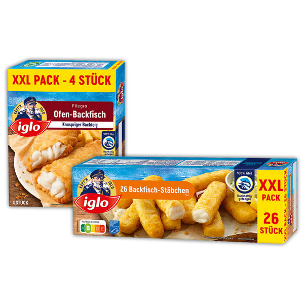Backfisch-Stäbchen / Filegro XXL