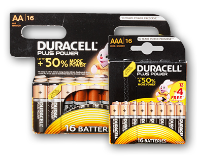 Piles Plus Power DURACELL(R)