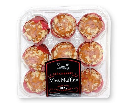 Specially Selected Mini Muffins Triple Chocolate or Strawberry