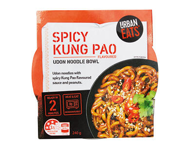 Urban Eats Spicy Kung Pao Flavoured Udon Noodle Bowl 240g