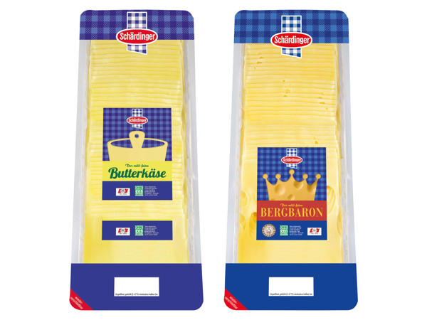 SCHÄRDINGER Bergbaron oder Butterkäse in Scheiben