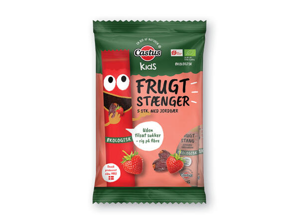 Castus økologiske frugtstænger eller Tiny People's Choice