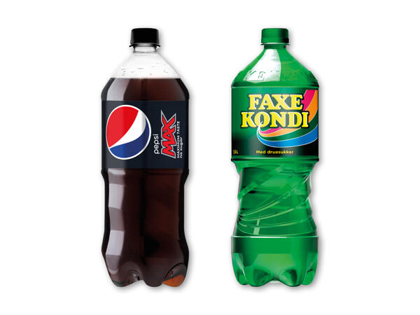 Pepsi, Faxe Kondi eller Mirinda