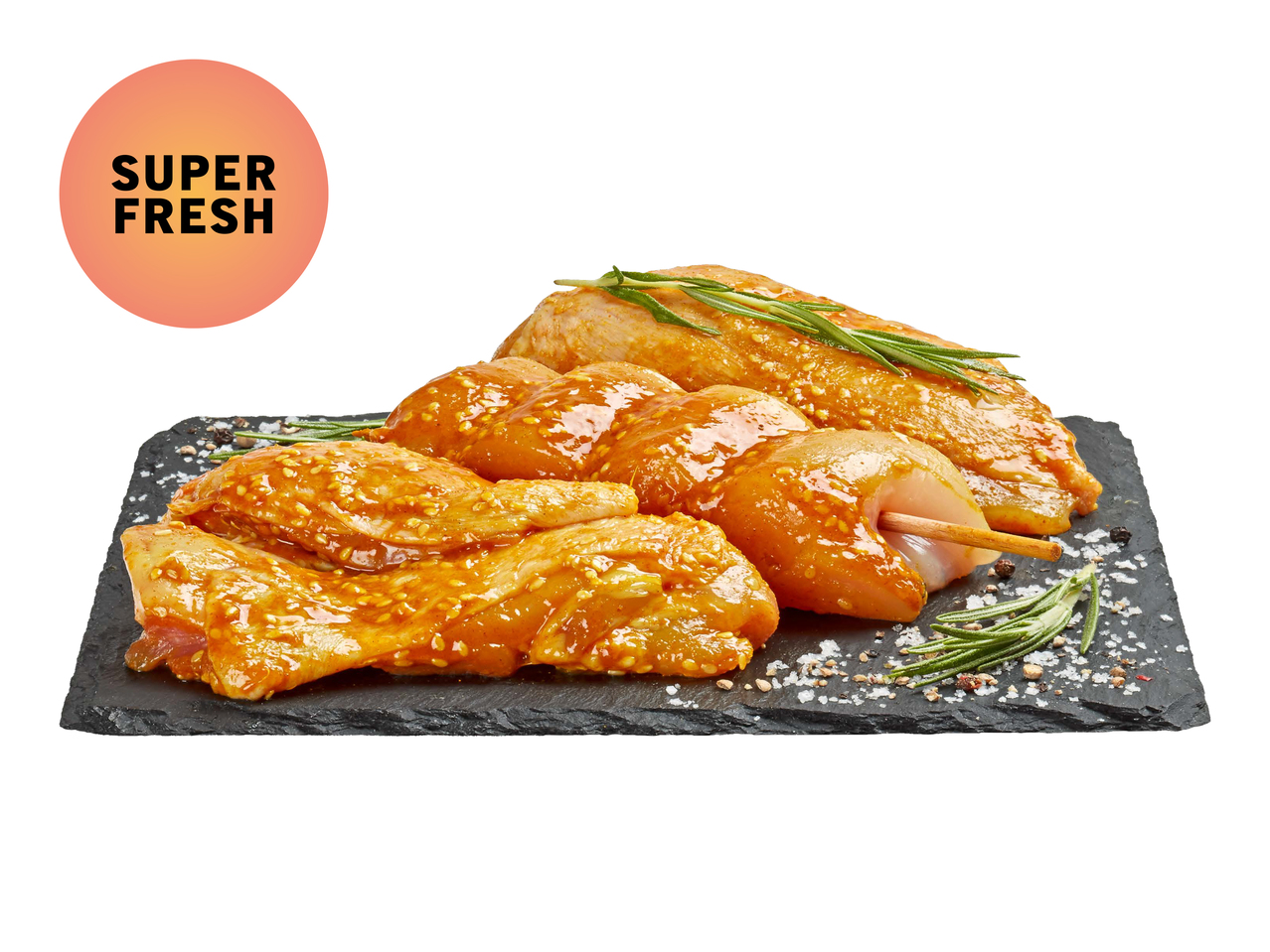 Assortiment de poulet au curry pour grillades