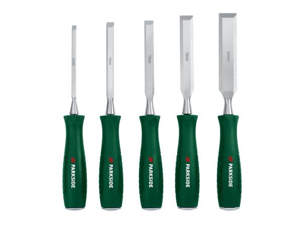 Chisel set for wood, 5 pieces