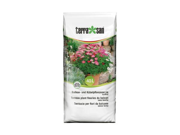 Terreau pour plantes fleuries de balcon sans tourbe (non disponible dans toutes les filiales)