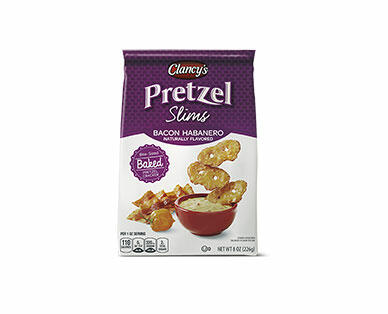 Clancy's Garlic Parmesan or Bacon Habanero Pretzel Slims