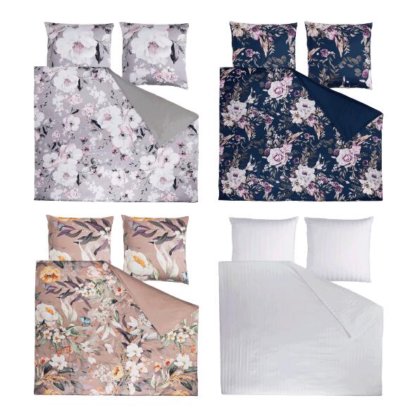 NOVITESSE(R) 				Housse de couette XXL en satin, 2 pers.