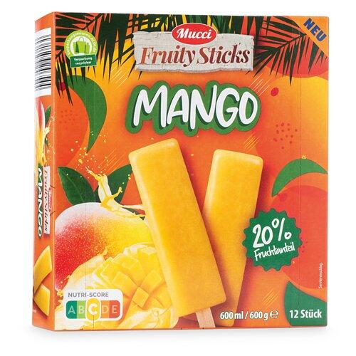 MUCCI Frucht Stieleis, Mango