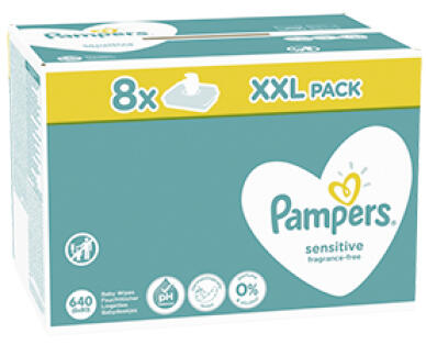 PAMPERS(R) 
 LINGETTES HUMIDES SENSITIVE