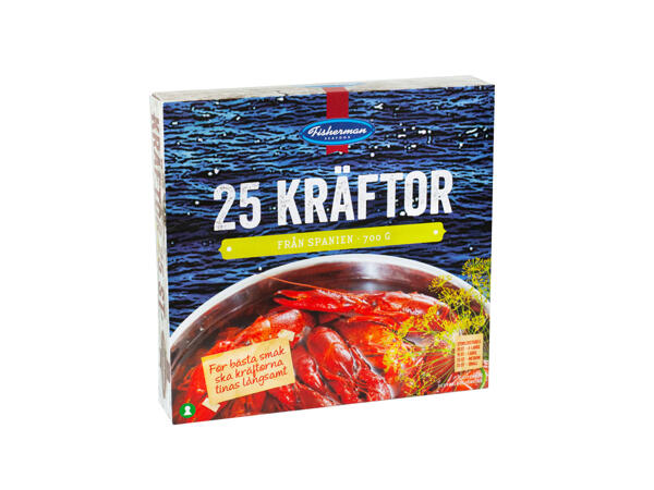 Frysta spanska kräftor