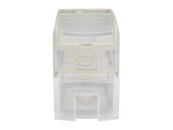 Crelando White Storage Drawers