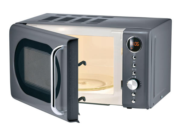 Silvercrest Eggshell Blue 700W Microwave1