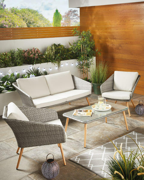 Contemporary Garden Coffee Set