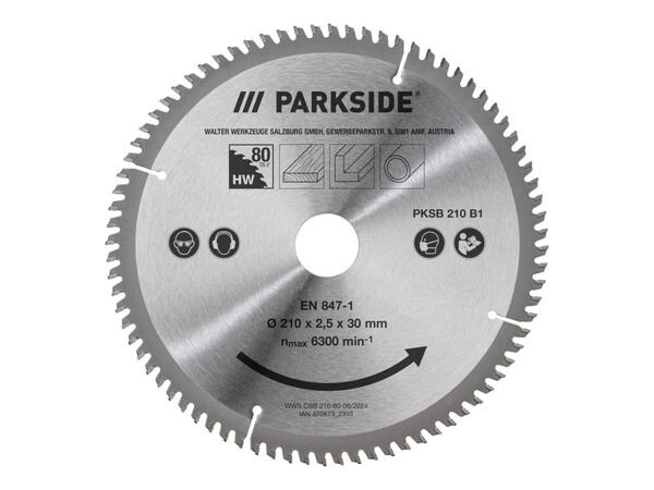 PARKSIDE(R) Pilový kotouč PKSB 210 B1, 210 mm