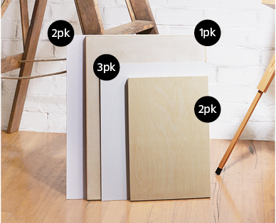 Canvas or Wood Art Boards