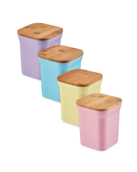 Bamboo Medium Storage Canisters