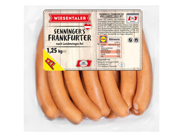 Frankfurter nach Landmetzger Art