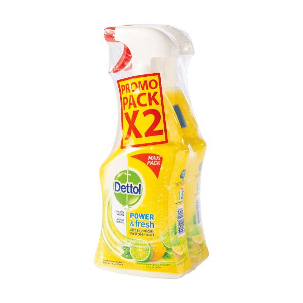 DETTOL(R) 				Spray multi-usages, 2 pcs