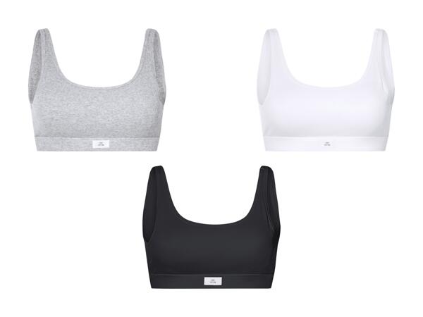 Brassière côtelée