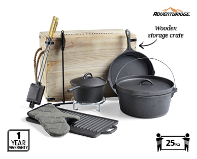 CAST IRON SET 8PC