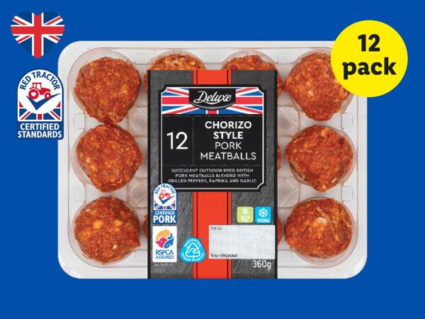 Deluxe Chorizo Style Pork Meatballs