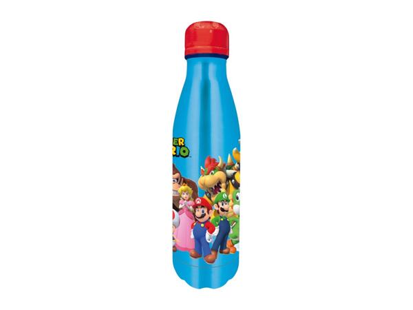 Super Mario Stainless Steel Blue Drinks Bottle