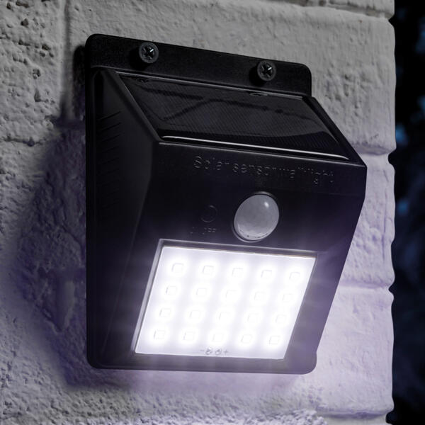 LED-Solar-Wand- und Sicherheitsleuchte