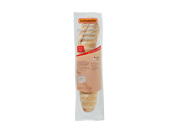 Baguette cuite au four à pierre