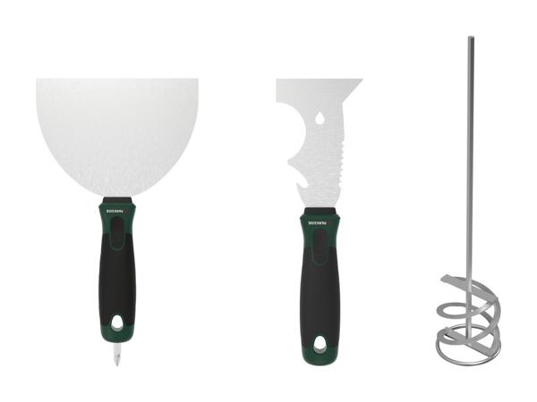 Assortiment de spatules/​accessoires de peinture